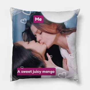 mango kiss Pillow