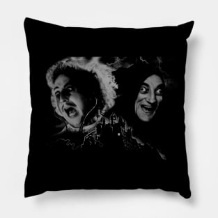 Young Frankenstein - Black and White Design Pillow