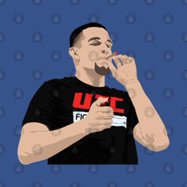 Discover Nate Diaz Smoking - Nate Diaz - T-Shirt