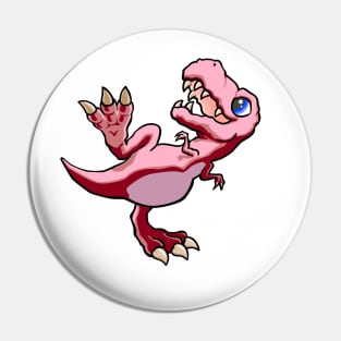 Cute Pink Dino Pin