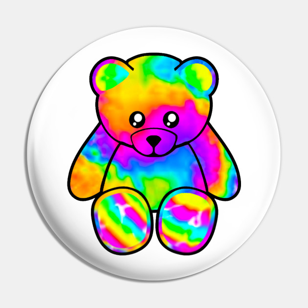 tie dye teddy bear