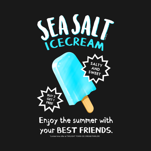 Sea Salt Ice Cream - Kingdom Hearts - T-Shirt | TeePublic