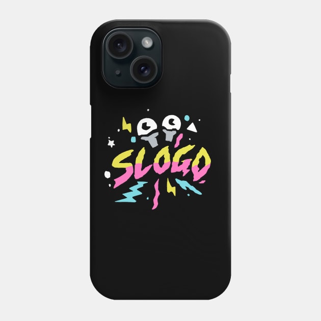 80s style Slogo Logo Phone Case by Sketchy