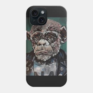 punk rock chimpanzee Phone Case