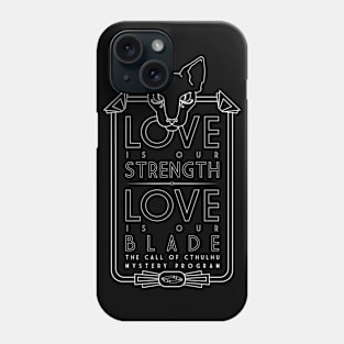 Bast / Bastet - Love is Our Strength, Love is Our Blade Phone Case