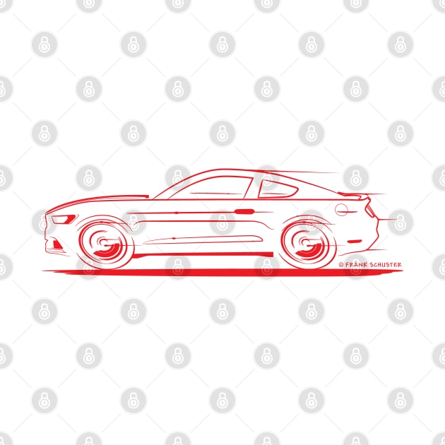 2015-2022 Mustang Fastback Red by PauHanaDesign