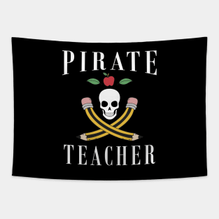 Halloween Pirate Teacher Tapestry