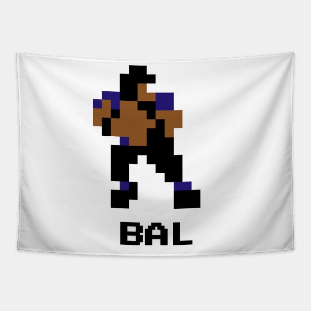 8-Bit Quarterback - Baltimore Tapestry by The Pixel League