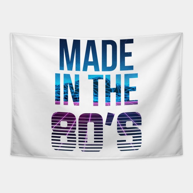 Made in the 80's 1980's Kid Vintage Retro Tapestry by charlescheshire