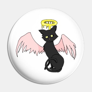 Angel Cat Pin