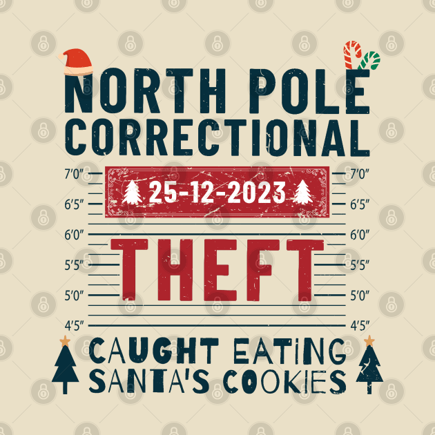 North Pole Correctional Funny by Tamsin Coleart