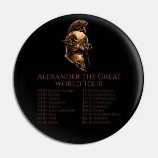 Alexander The Great World Tour - Ancient Greek Steampunk Helmet Pin