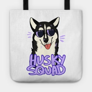 HUSKY SQUAD (black) Tote