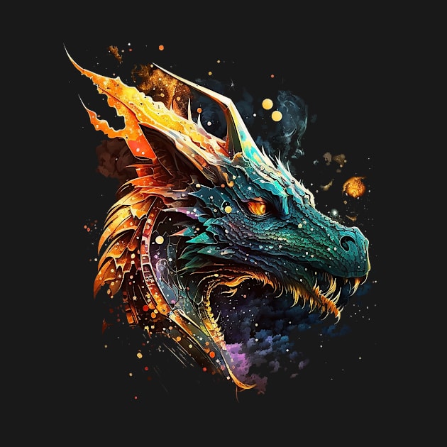 dragon by a cat cooking