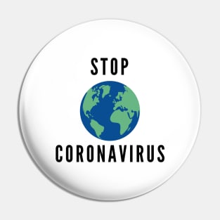 STOP CORONAVIRUS Pin