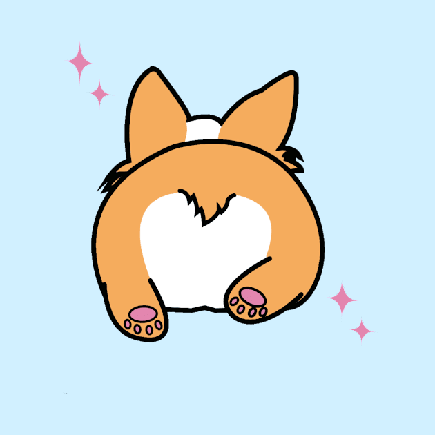 Corgi Booty by Vintage Dream