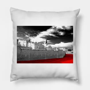 Tower of London Red Poppies UK Pillow