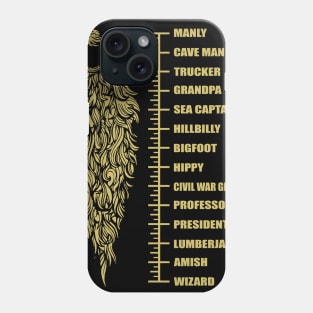 Funny Beard Shirt For Him Fathers Day Phone Case