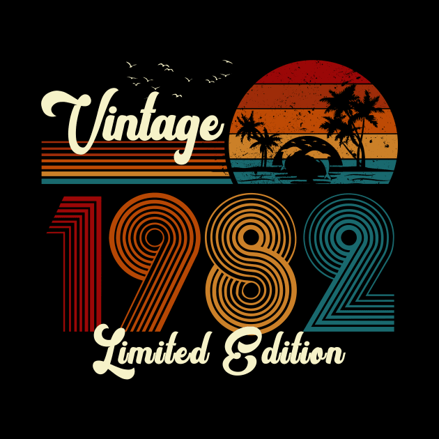 Vintage 1982 Shirt Limited Edition 38th Birthday Gift by Damsin