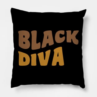 Black Diva Pillow