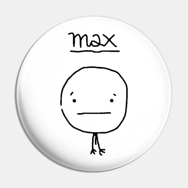 Life is Strange Max Sketch Sticker Pin by senaeksi