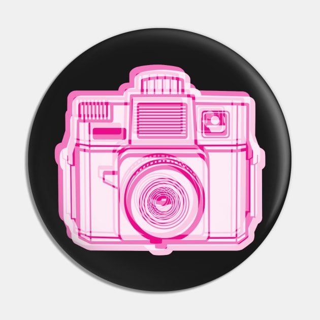 ISSF Society6 logo PINKREVERSE Pin by istillshootfilm