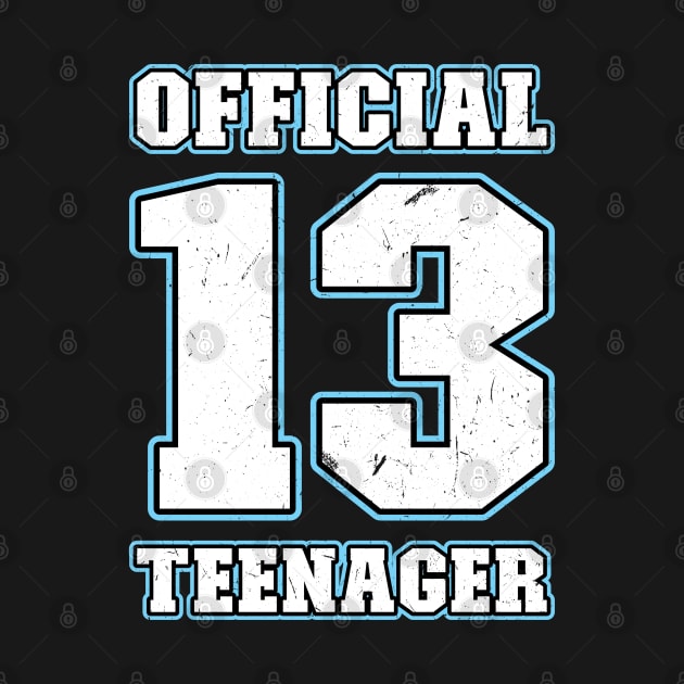 13th Birthday for Boy Official Teenager 13 Years by Peco-Designs