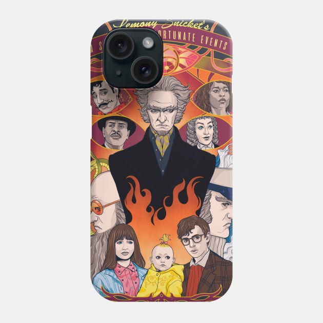 A Series of Unfortunate Events Phone Case by RomyJones