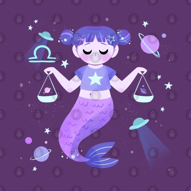 Libra Mermaid by Lobomaravilha