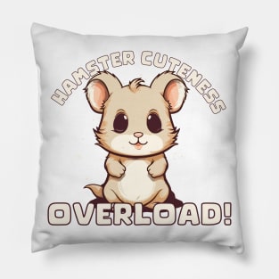 Hamster cuteness overload Pillow