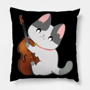 Violin Cat Pillow