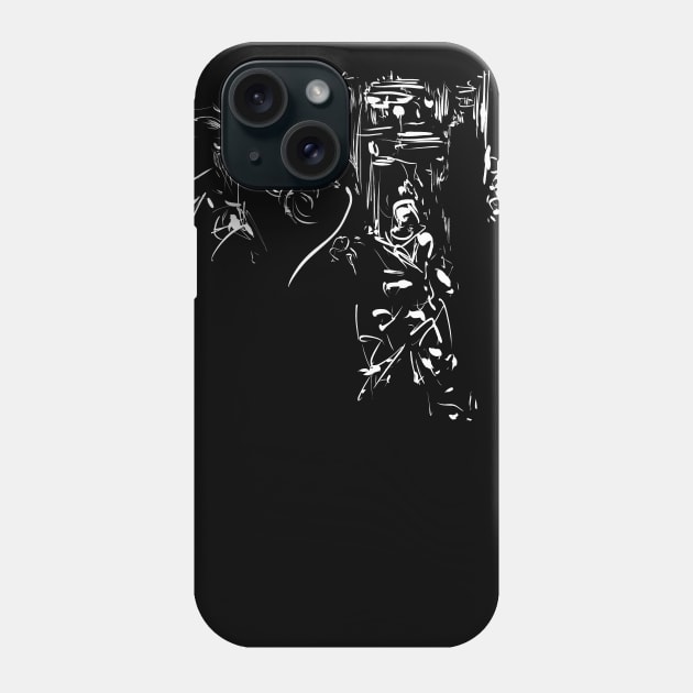 Feudal Japan / abstract medieval city architecture Phone Case by Nikokosmos