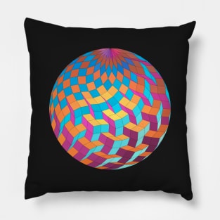 Stepping into the third dimension Pillow