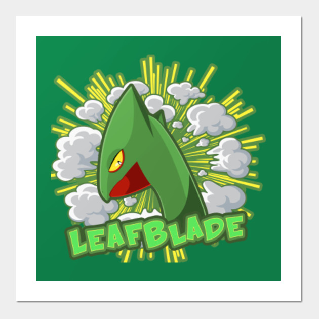 Pokemon Sceptile Leaf Blade Pokemon Posters And Art Prints Teepublic Uk