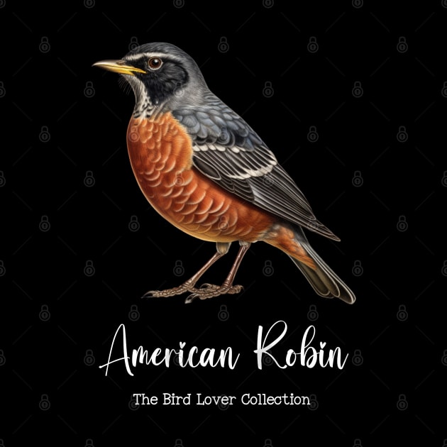 American Robin - The Bird Lover Collection by goodoldvintage