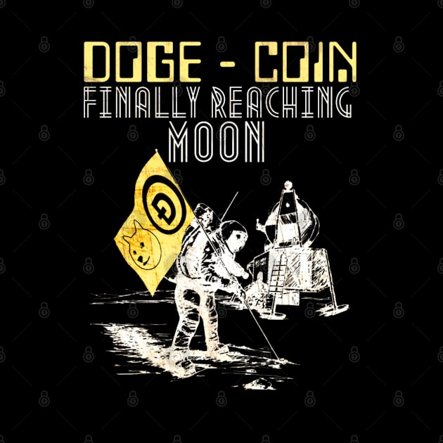 Dogecoin Finally Reaching The Moon by BrightShadow