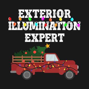 Christmas Light Decorator Exterior Illumination Expert T-Shirt