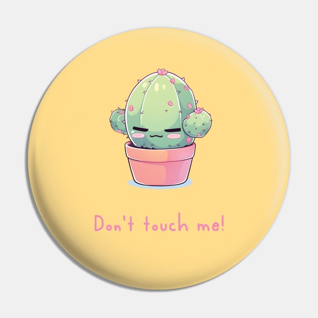 Kawaii Cactus Tantrum Pin by snipcute