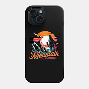 Mountain Climber Design Phone Case