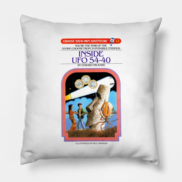 INSIDE UFO 54-40 Pillow by Oskyposters