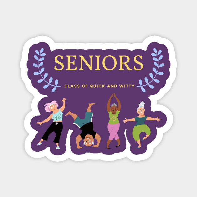 Seniors Magnet by LibrosBOOKtique