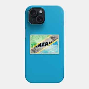 Tanzania vintage style retro souvenir Phone Case