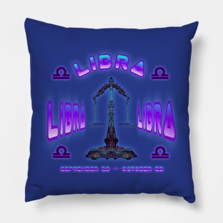 Libra 5a Denim Pillow