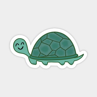 Cute Smiling Tortoise Turtle Magnet