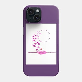 Only Birds can Touch The sky Phone Case