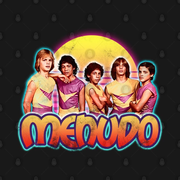 Menudo - Yellow Purple distressed by hitman514