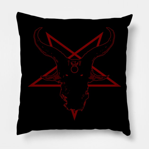 Horned God Pillow by TORVENIUS