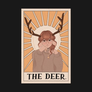 Deer Tarot Card T-Shirt