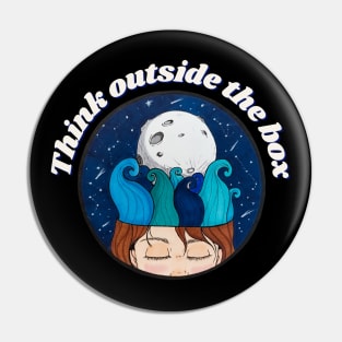 Think outside the box Pin