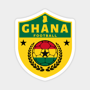 Ghana Football Emblem Magnet